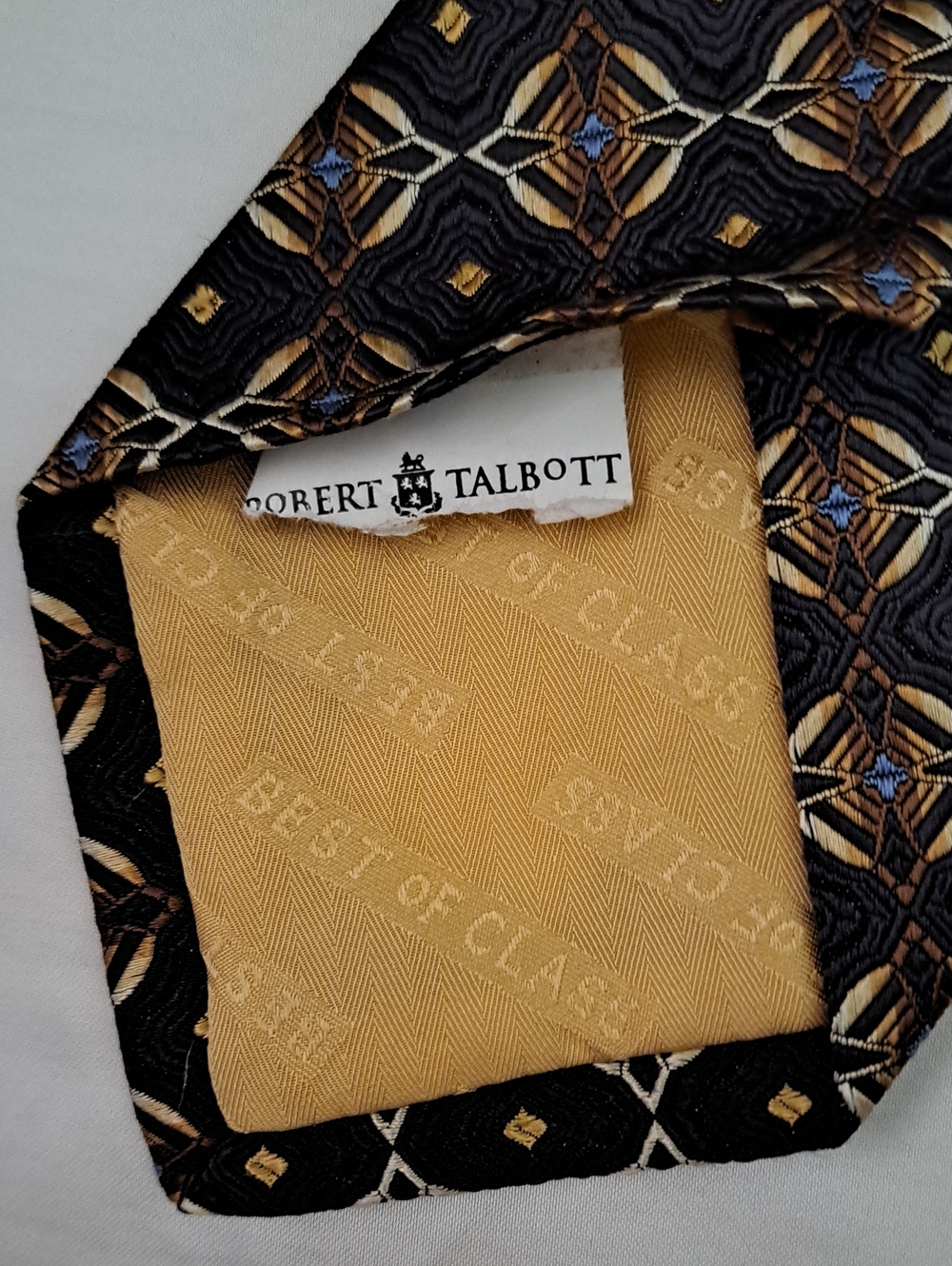 Robert Talbott Best of Class Nordstrom Silk Tie Geometric Imported Silk - Picture 9 of 9